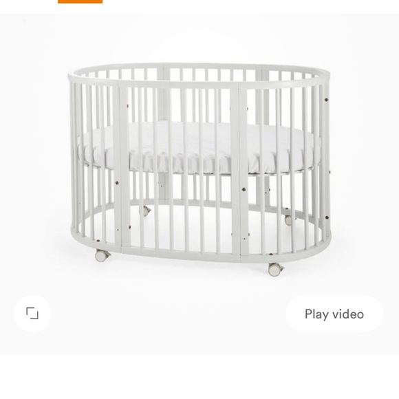 STOKKE® SLEEPI CRIB + BED/EXTENSION KIT , Like New - Picture 1 of 6